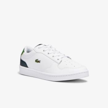 Lacoste Masters Cup Leather and Synthetic Sneakers - Tenisky Dětské Bílé | CZ-TmMFfI